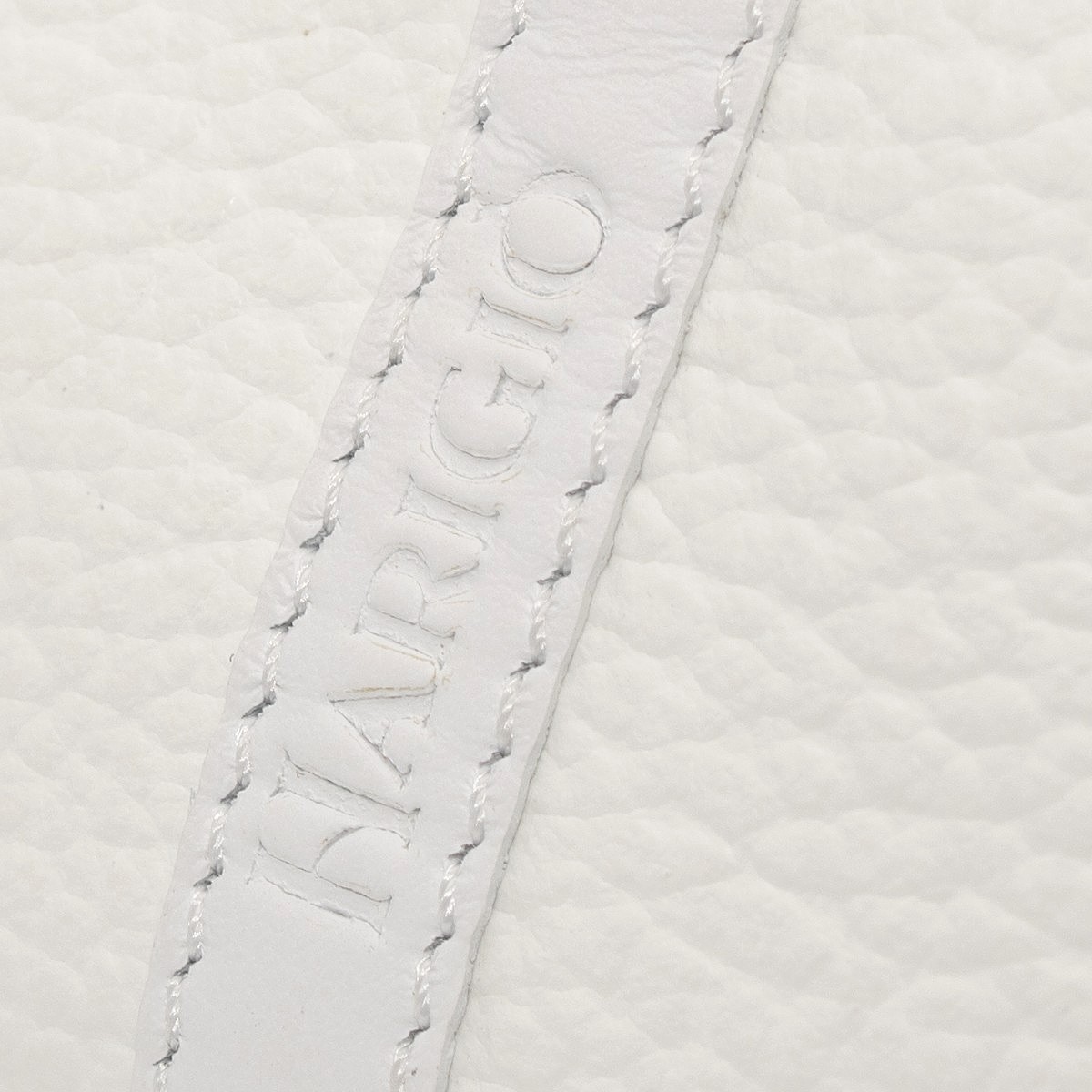 Portamonete vera pelle bianco, borsello da donna chiusura a molla