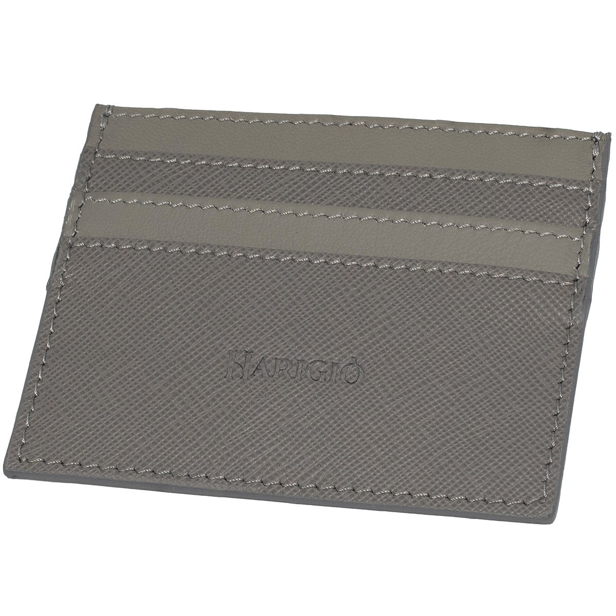Portacarte di credito uomo donna vera pelle, portadocumenti grigio