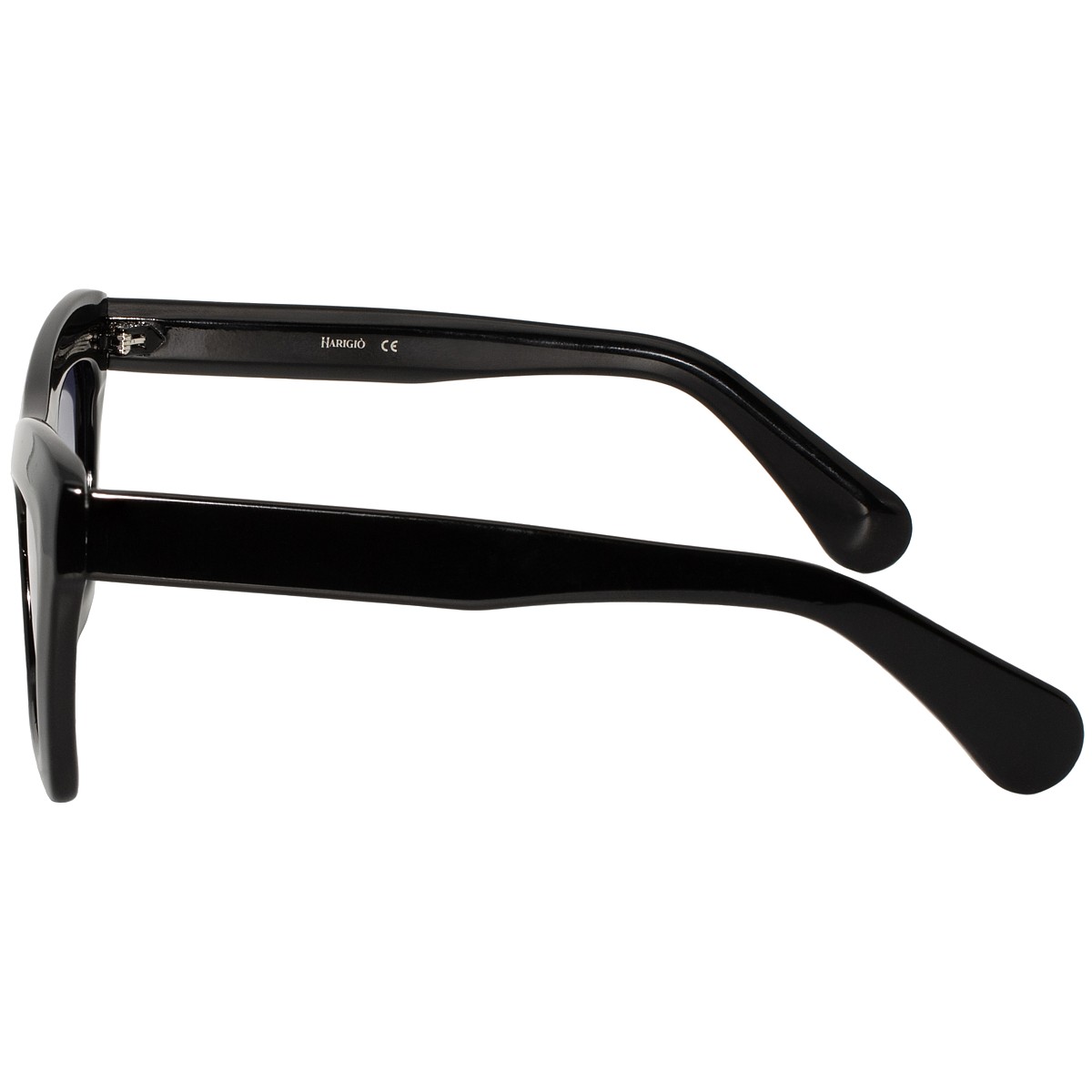 Occhiali da sole donna montatura nera lucida filtri viola sfumati