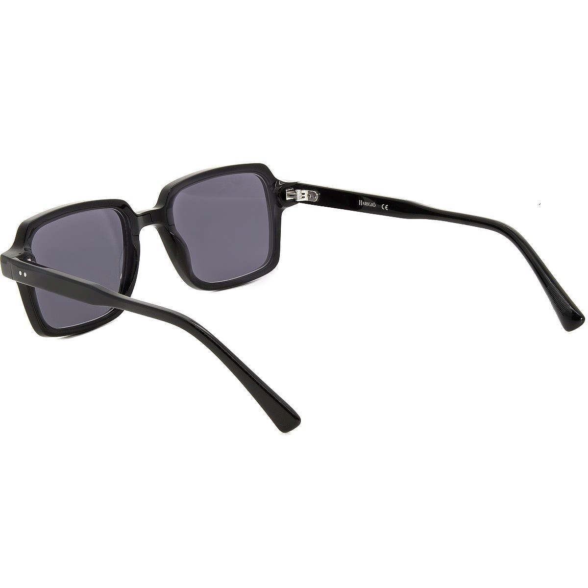 Occhiali da sole uomo donna montatura nera, filtri grigio scuro