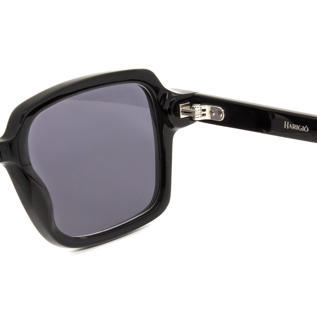 Occhiali da sole uomo donna montatura nera, filtri grigio scuro