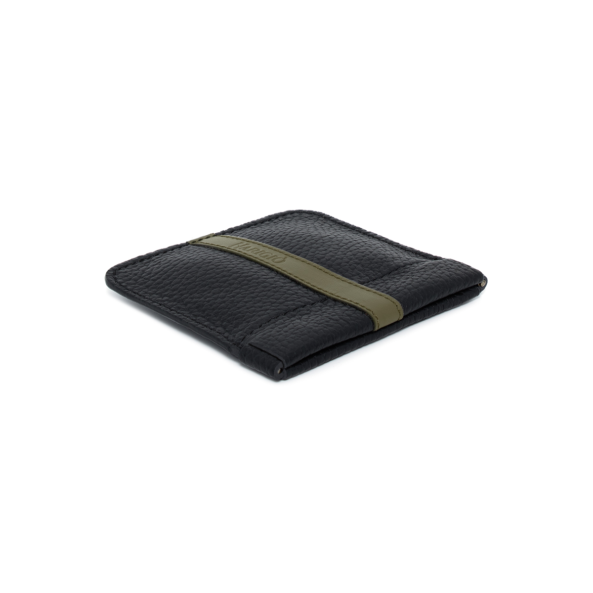 Portamonete vera pelle uomo donna, borsello nero verde chiusura scatto