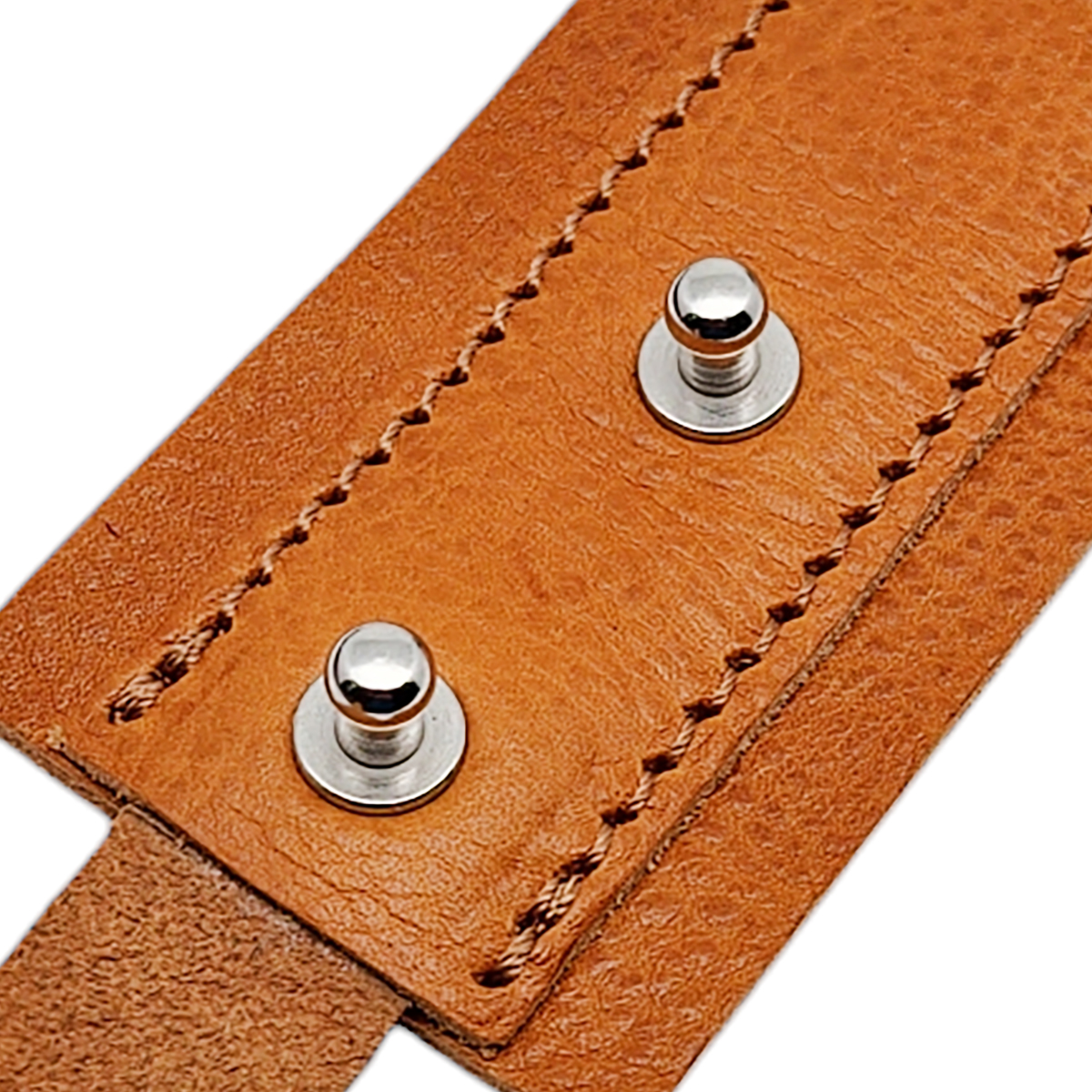 Bracciale regolabile vera pelle cuoio chiaro, braccialetto unisex