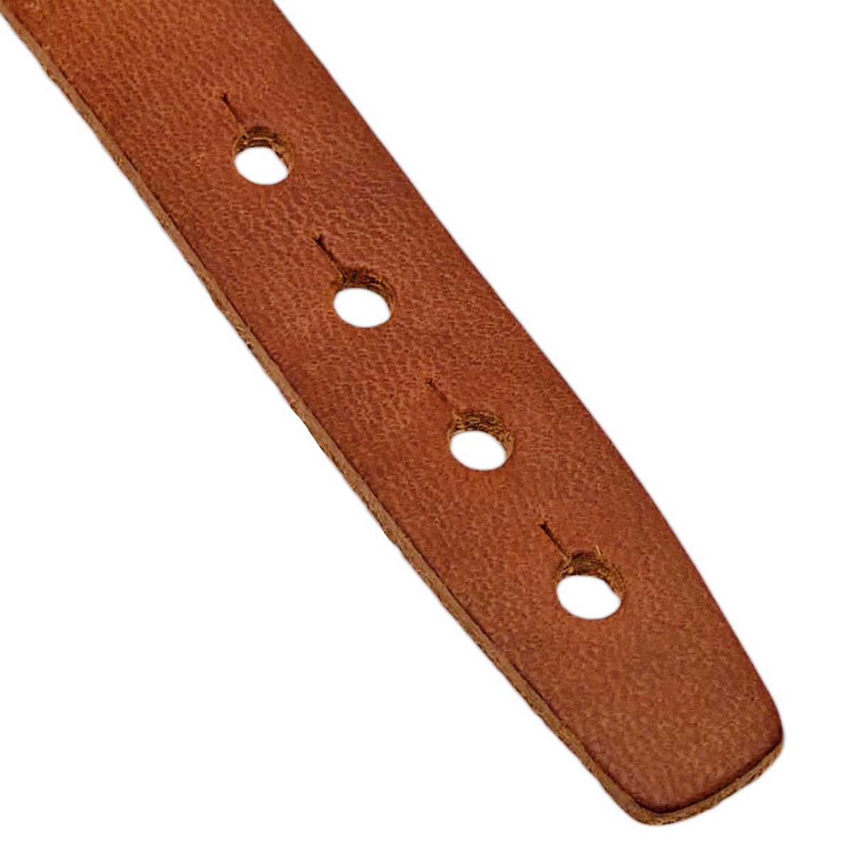 Bracciale in vera pelle colore cuoio, braccialetto unisex regolabile