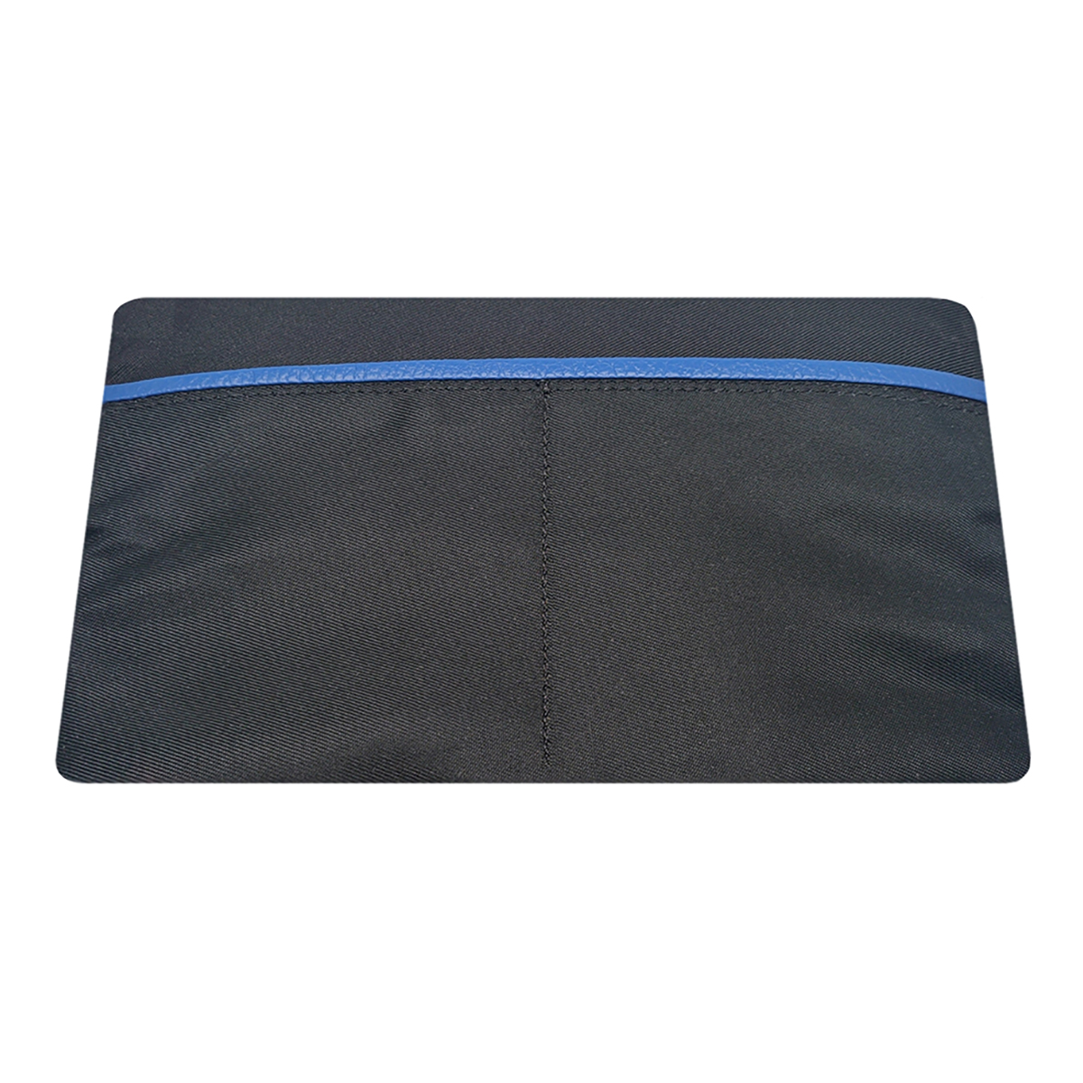 Pochette vera pelle da uomo azzurro, borsello manico polso removibile