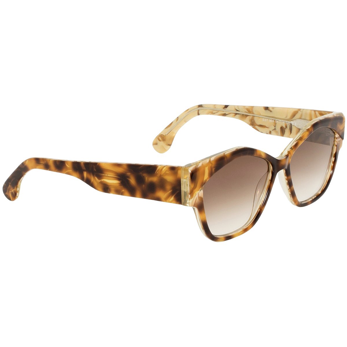 Occhiali da sole donna montatura marrone leopardato filtri sfumati