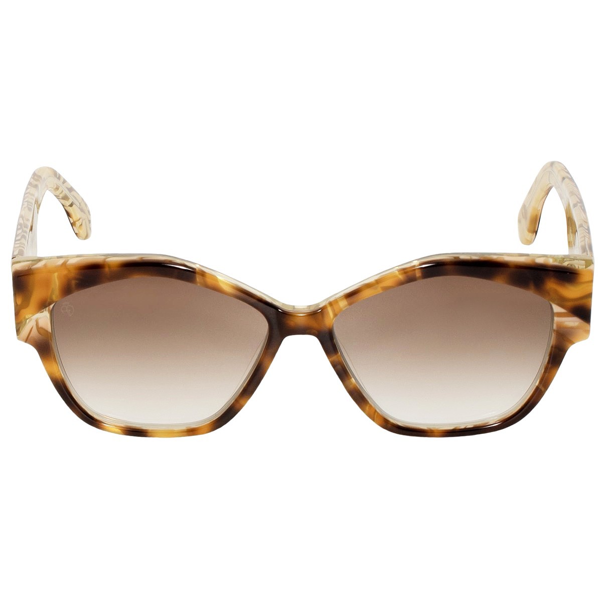 Occhiali da sole donna montatura marrone leopardato filtri sfumati