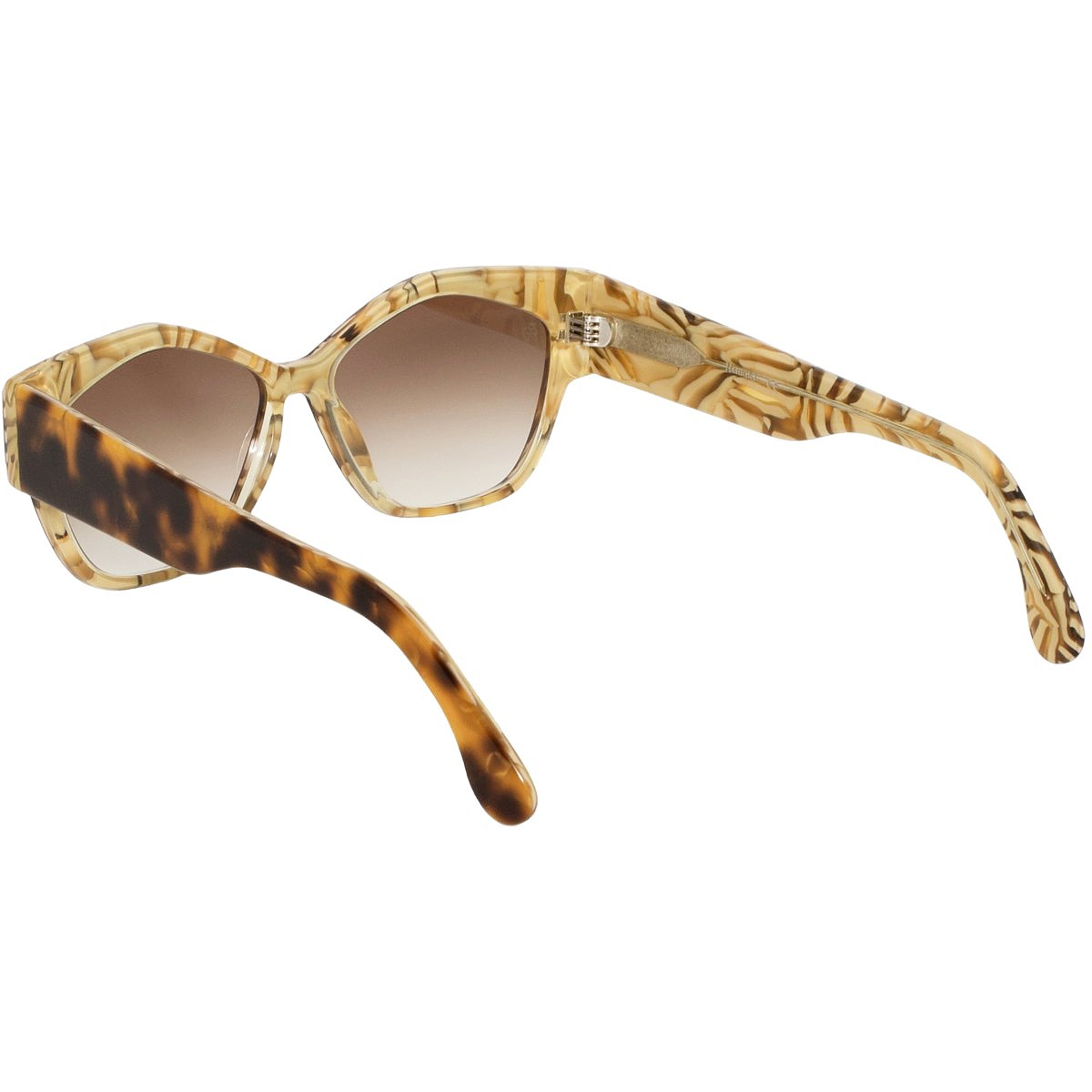 Occhiali da sole donna montatura marrone leopardato filtri sfumati